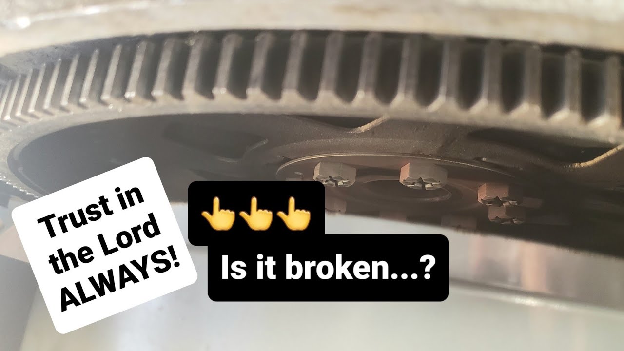 CRACKED Flexplate ?!!? How to Remove 24v Cummins Transmission - Dodge Ram 4x4
