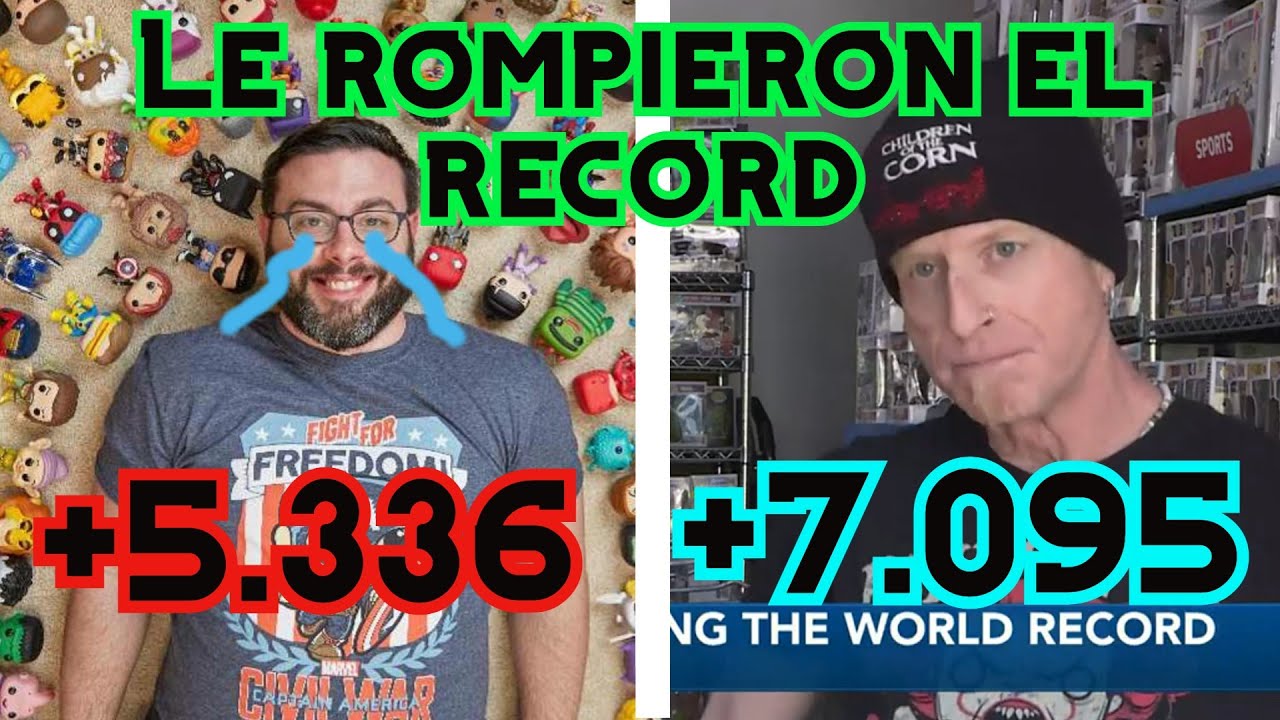 ¡ESTE COLECCIONISTA ESTÁ LOCO! Batió el RECORD mundial GUINNESS de Funko Pop con MÁS de 7095 FIGURAS
