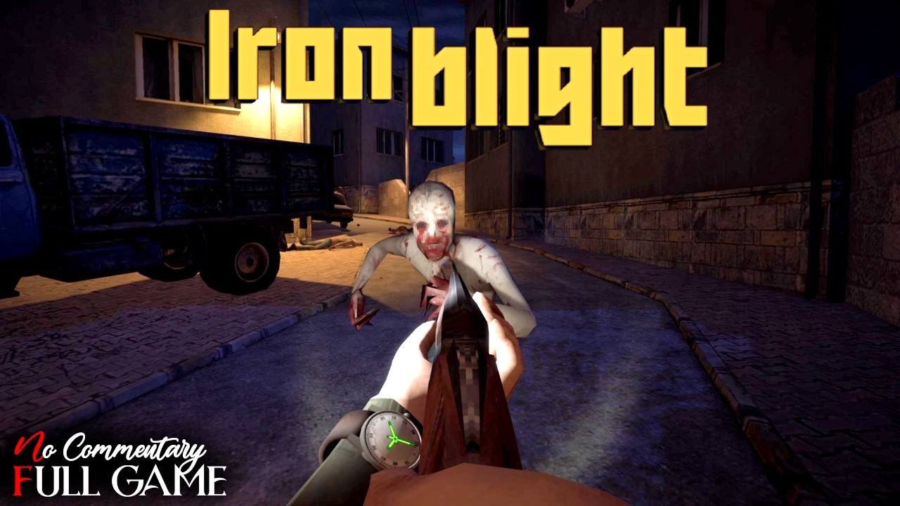 IRON BLIGHT - Full PSX Resident Evil Like Horror Game |1440p/60fps| #nocommentary