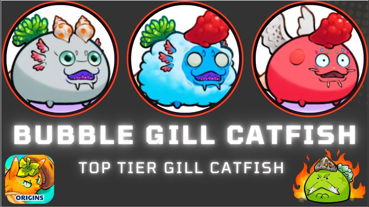 AXIE ORIGIN TOP GILL CATFISH TEAM RARE ERA SEASON 12