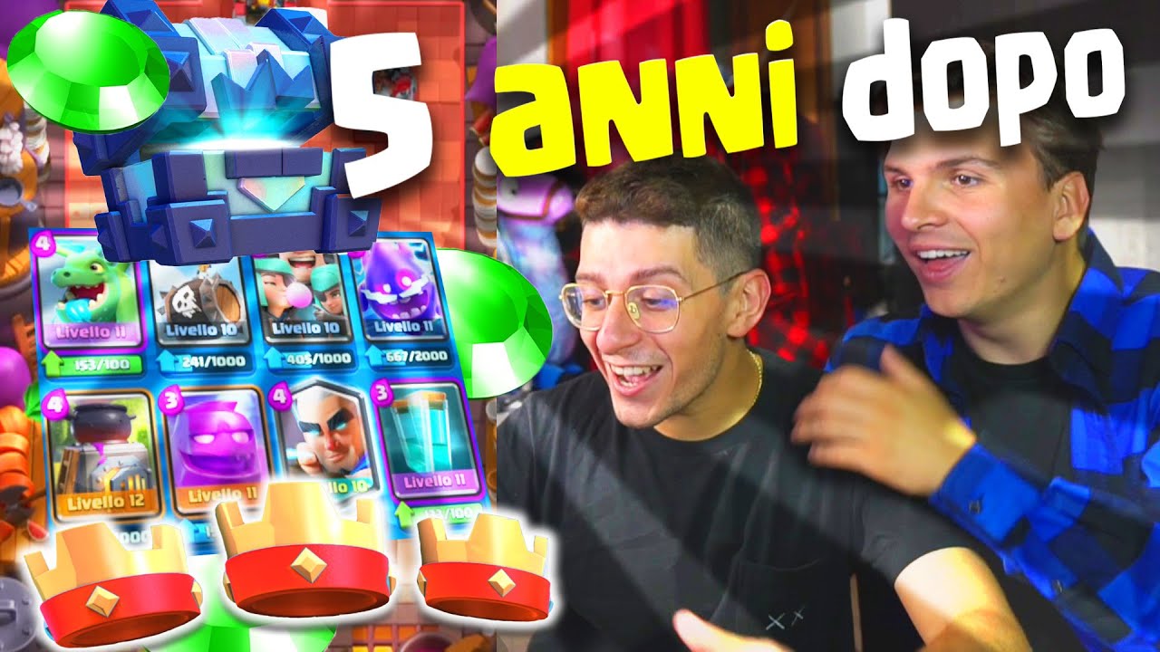 5 ANNI DOPO .. DRAFT ROYALE CON TUDOR !! - Clash Royale
