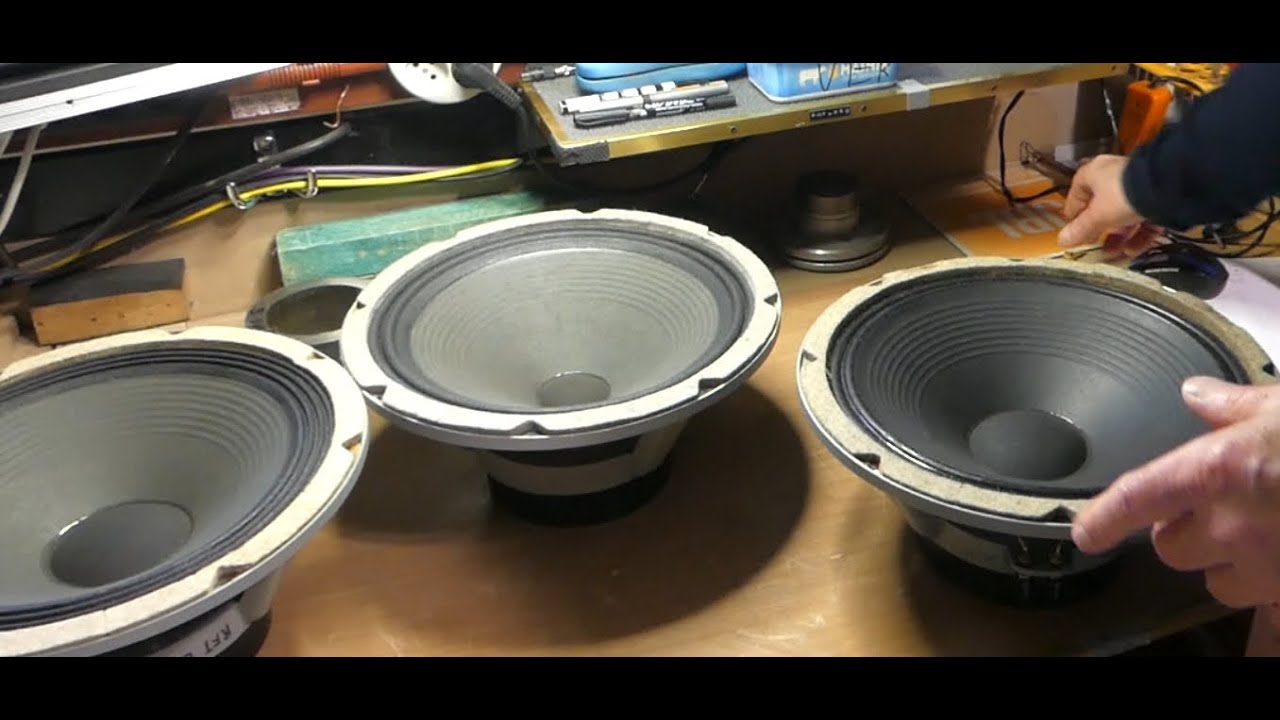 108. RFT 3501, 3515, Eminence Red Coat, Peavey Skorpion