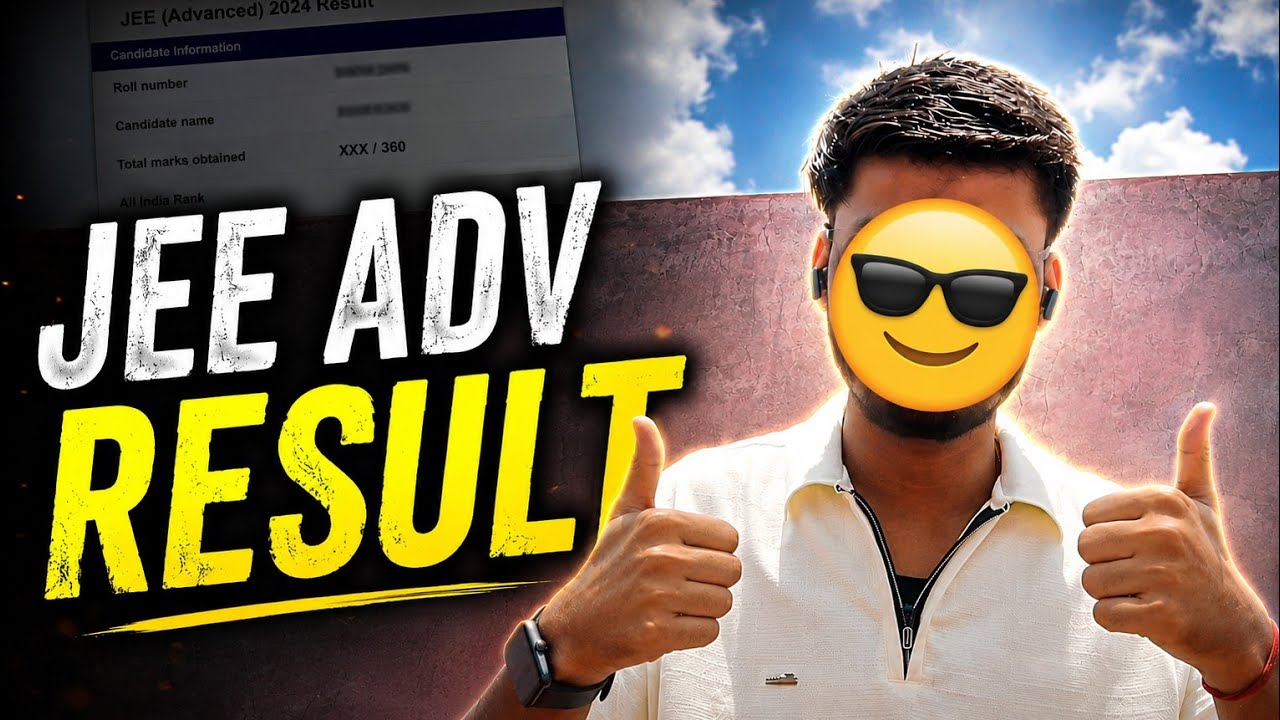 My JEE ADV RESULT 2026💔