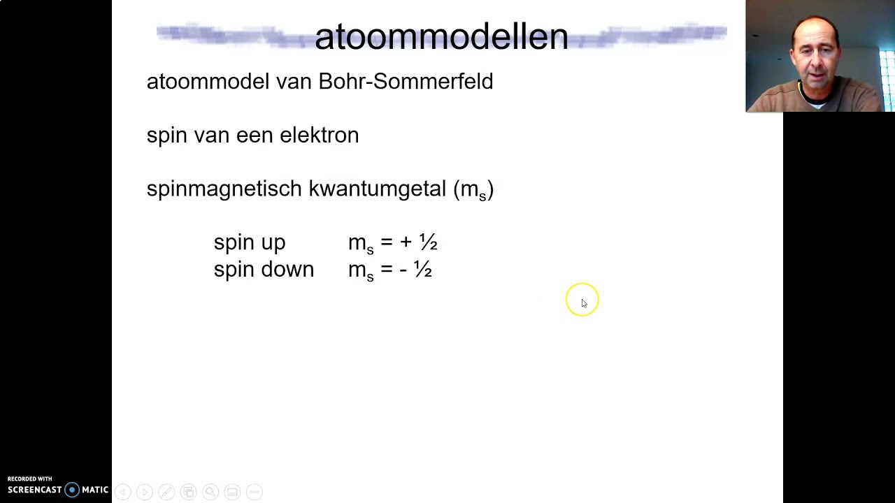 01 - atoommodellen - 03 kwantumgetallen en elektronenconfiguratie