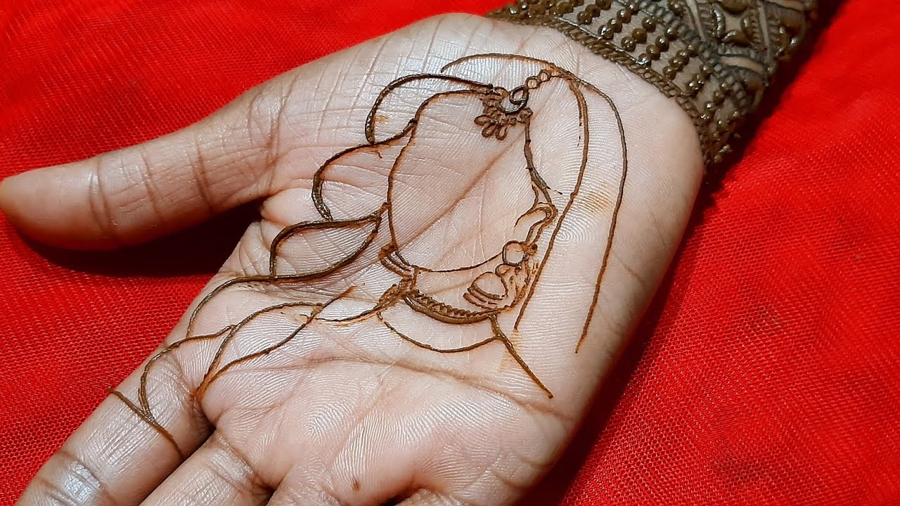 Simple Dulahan Mehandi Design | dulhan mehndi design |bride making using henna| new mehandi design