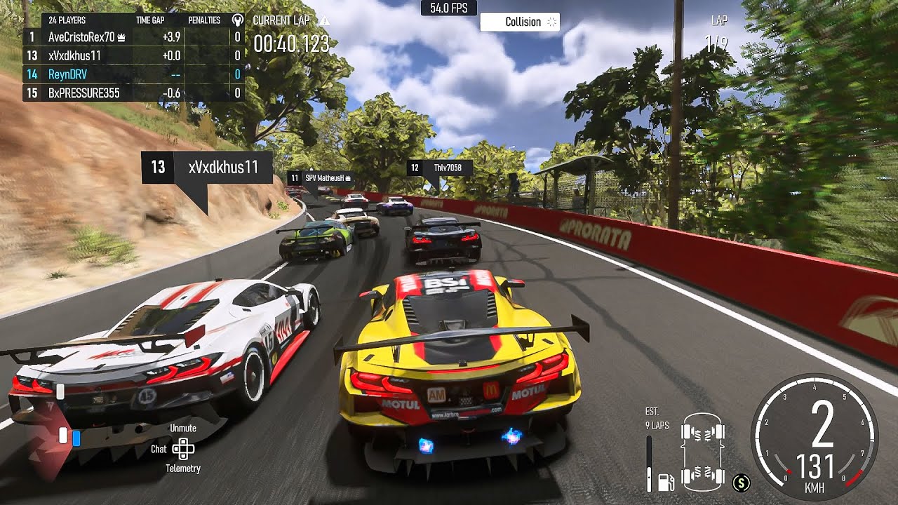 Being Hunted in the Corvette C8.R at Bathurst (Forza Motorsport)