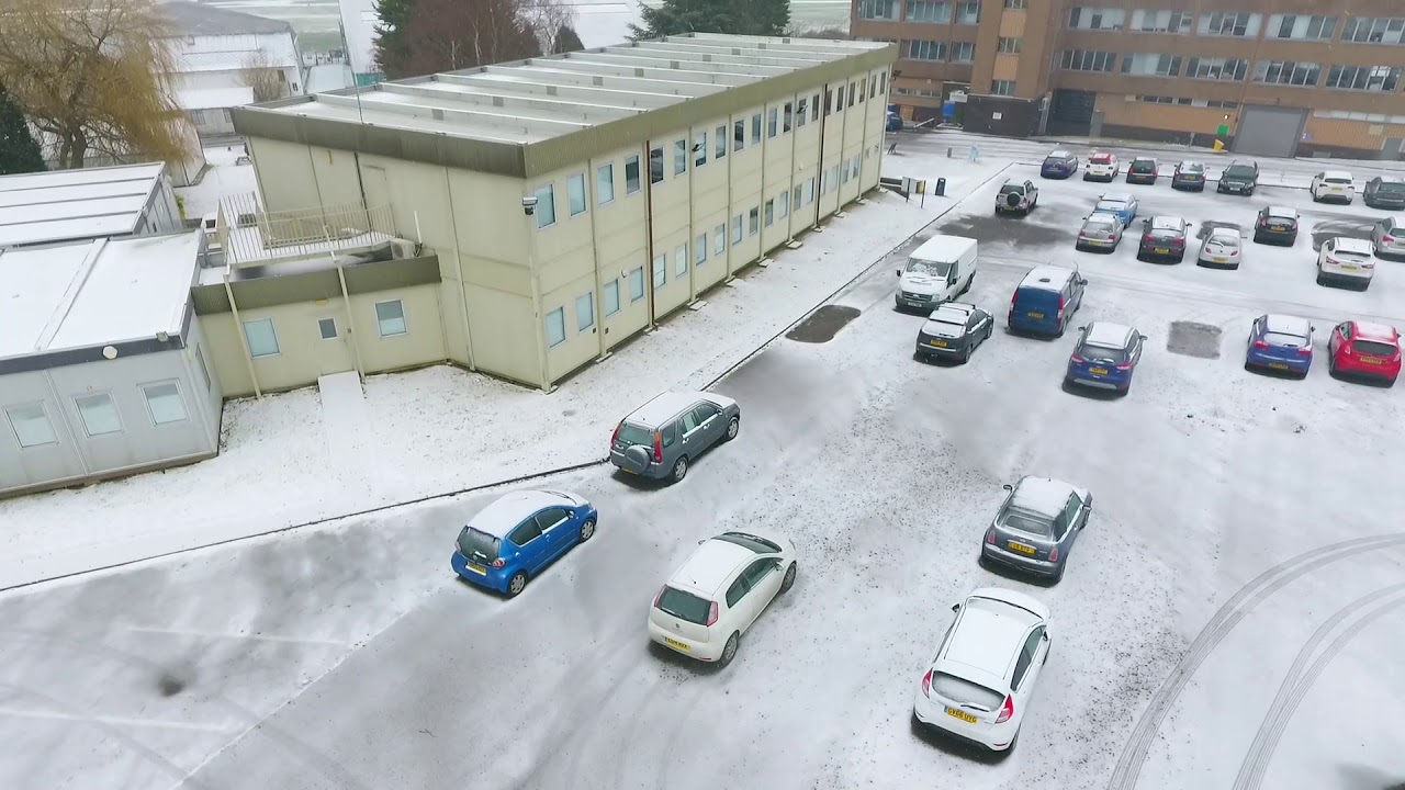 Redhill Aerodrome #uksnow UK Snow from the sky