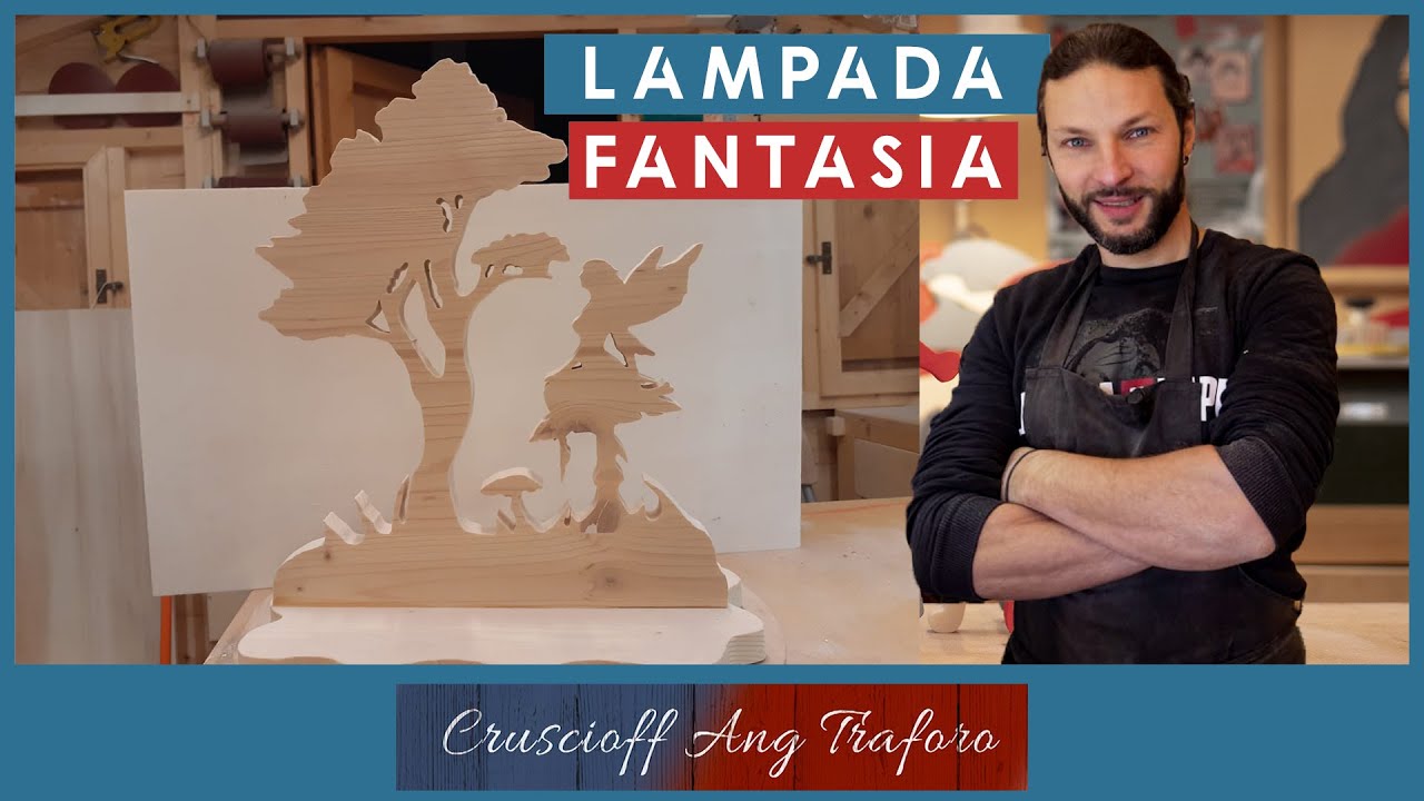 Traforo Proxxon :tutorial lampada Fantasy
