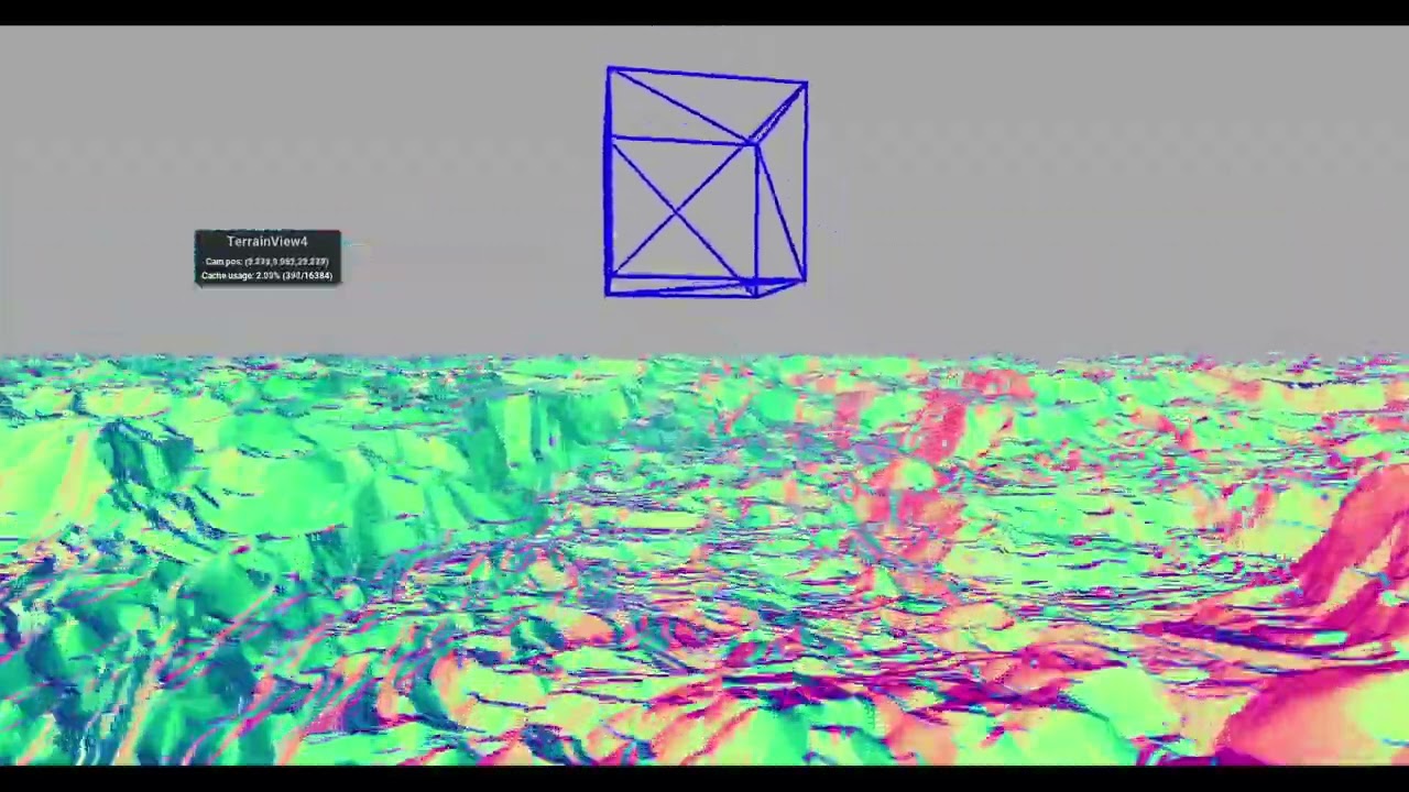 [Quick Demo #01] Normals display on flat terrain in NervLand