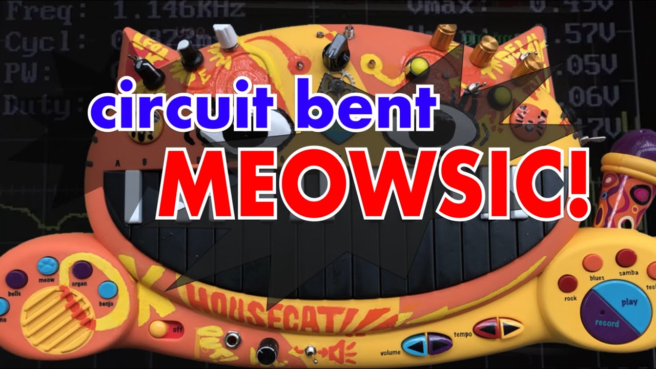 circuit bent MEOWSIC (full demo)