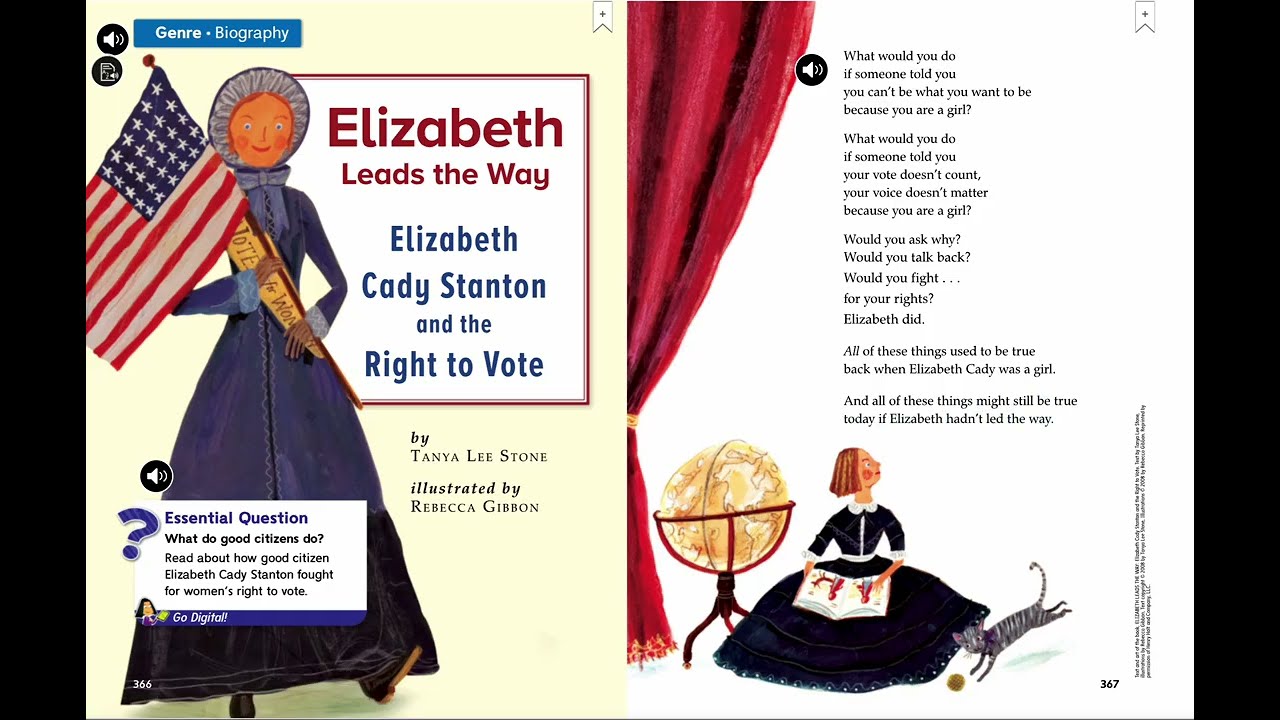 Elizabeth leads the Way- Wonders 3rd grade