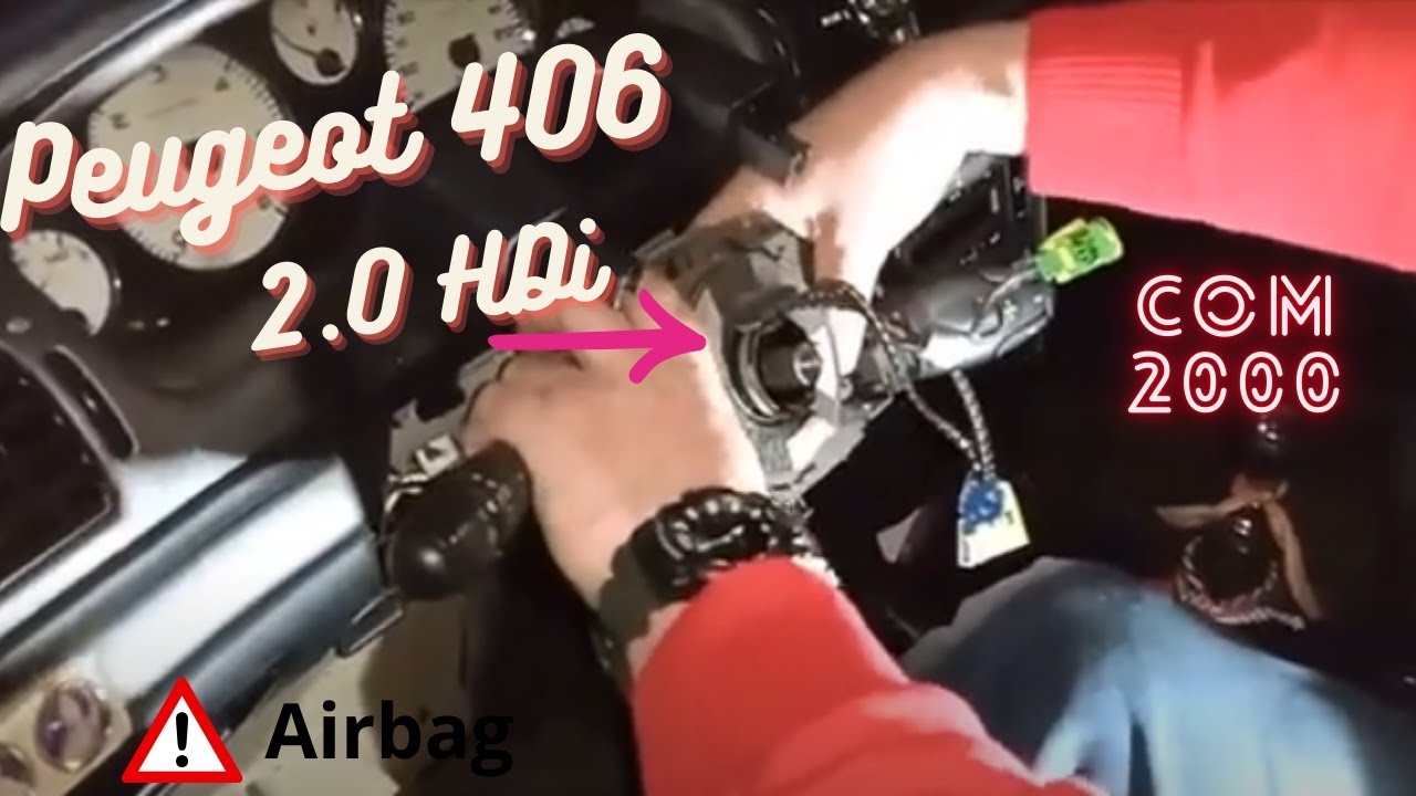 Cambio del mando COM 2000 de Peugeot 406