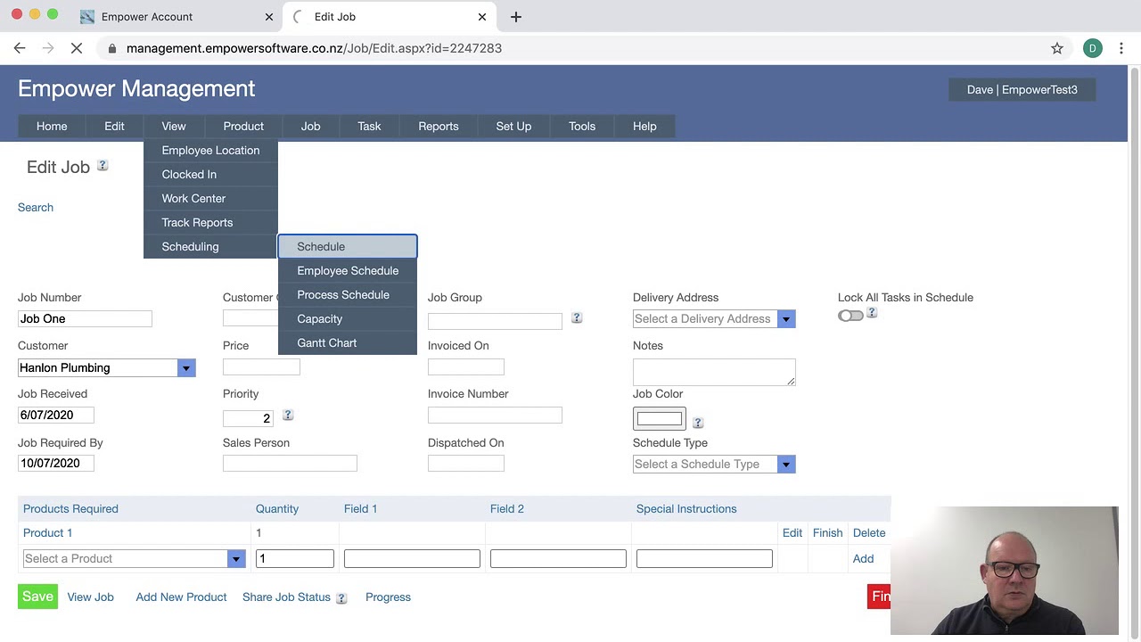 Empower Scheduling Introduction