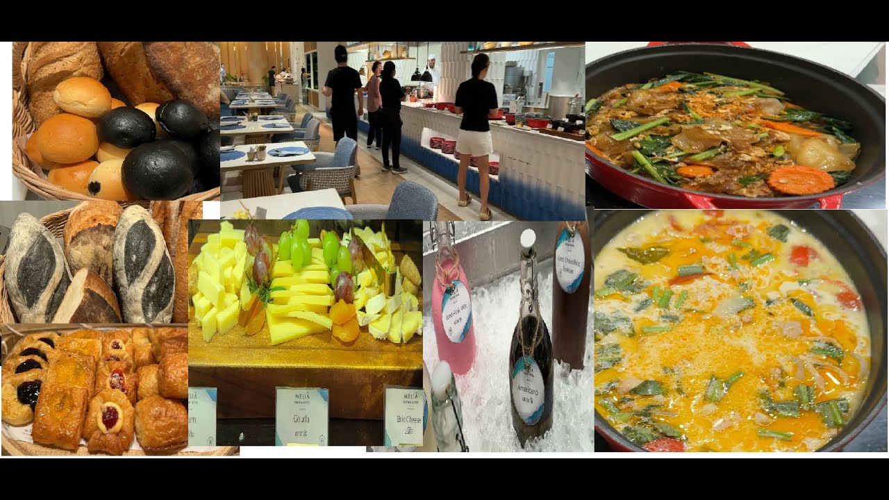 Breakfast review | Melia Pattaya Hotel - Best Buffet breakfast in Pattaya