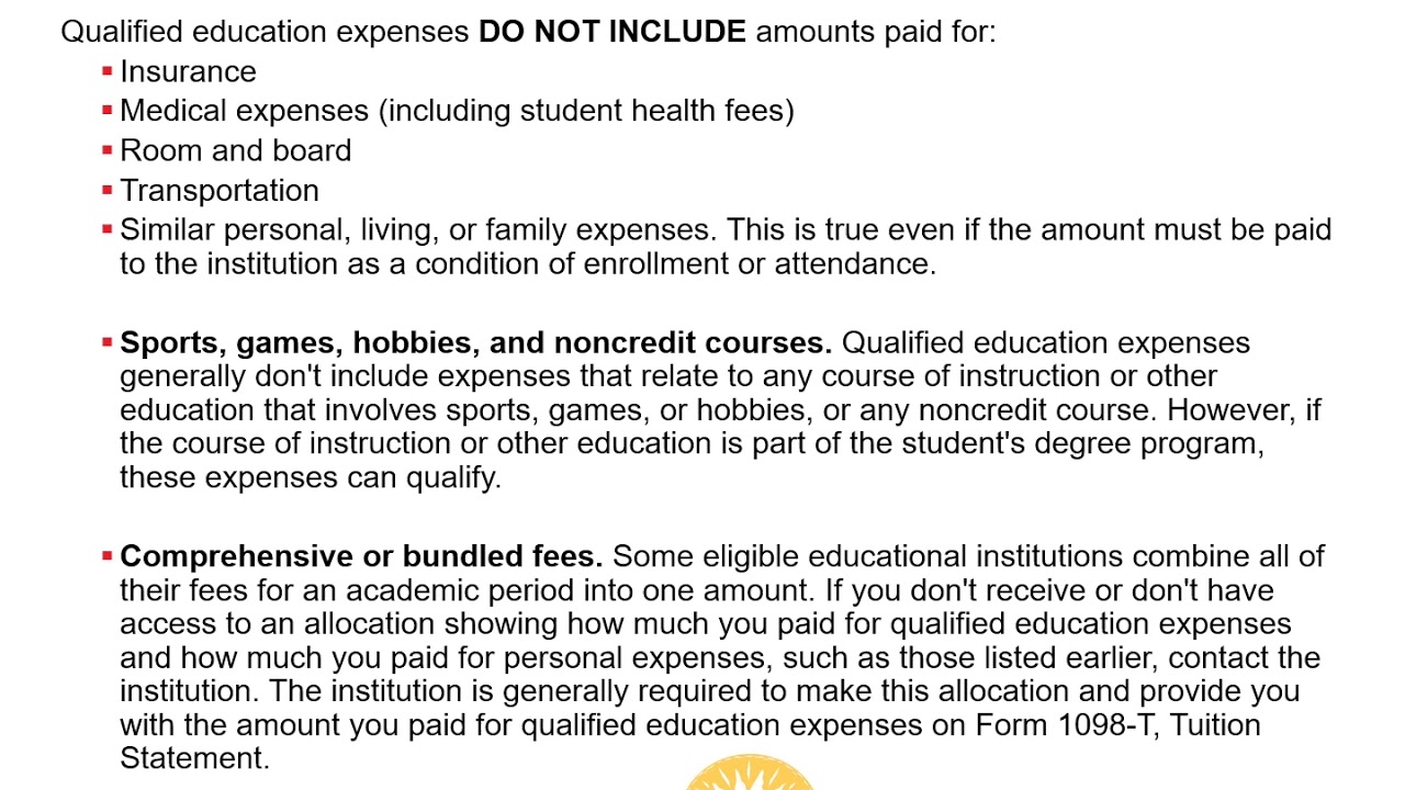 Module 8B: Eligible Expenses