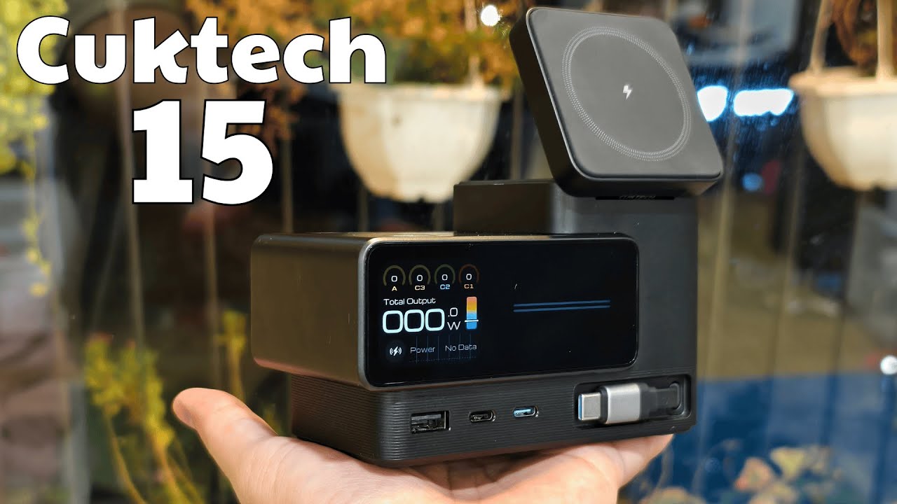 KÈO SIÊU TIỆN 🔥 FULL CHECK VAR TRẠM SẠC CUKTECH 15 : 140W tích hợp dây sạc, màn hình, sạc không dây