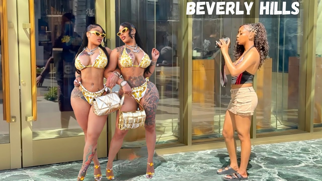 WALKING BEVERLY HILLS: INSANE CARS & STYLISH PEOPLE! 😎🌴
