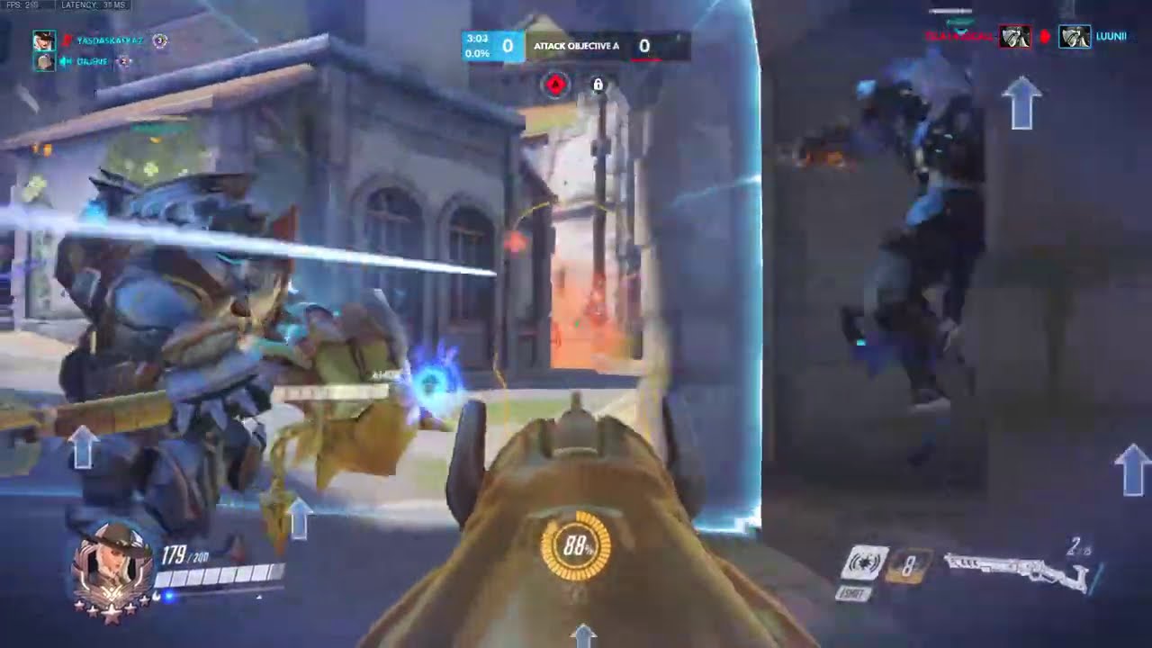 SUREFOUR GRANDMASTER ASHE GAMEPLAY! [ OVERWATCH SEASON 23 TOP 500 ]