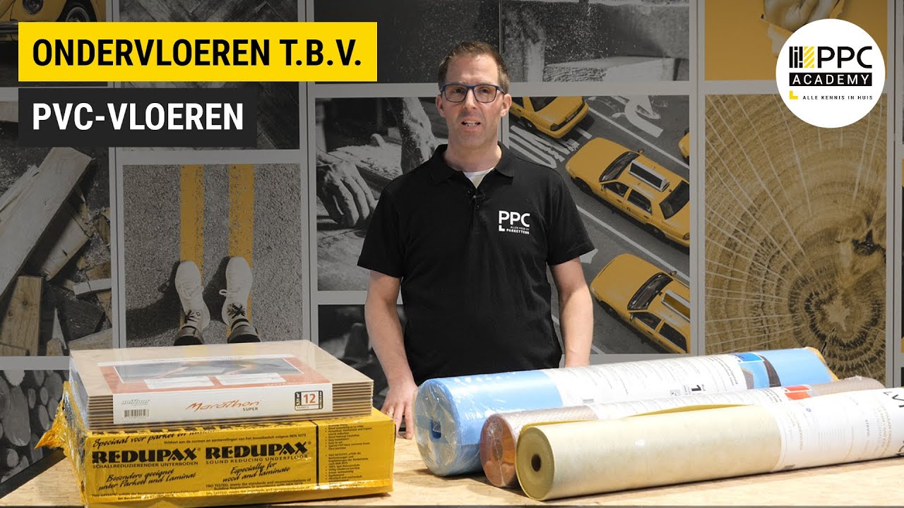 Welke ondervloer gebruik je bij een PVC-clickvloer?