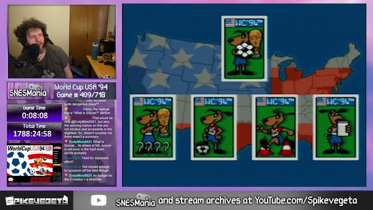 SNESMania Game 409: World Cup USA '94