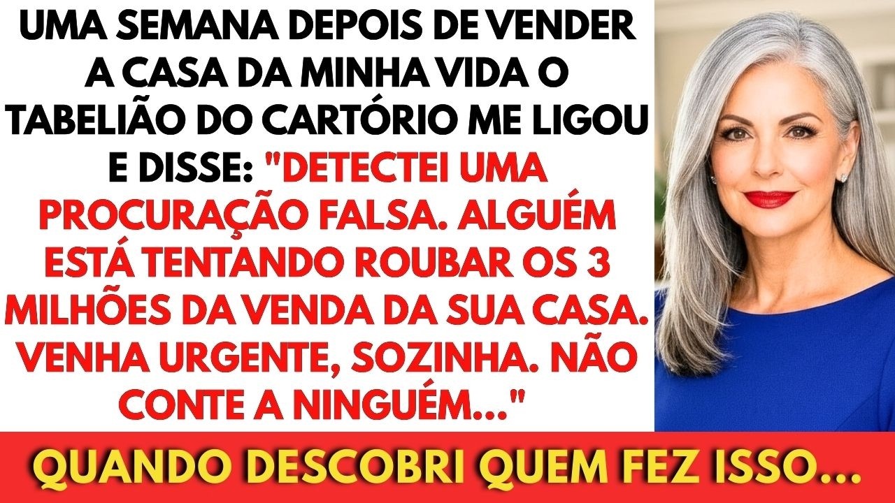 Após Vender A Casa, O Tabelião Me Ligou: 