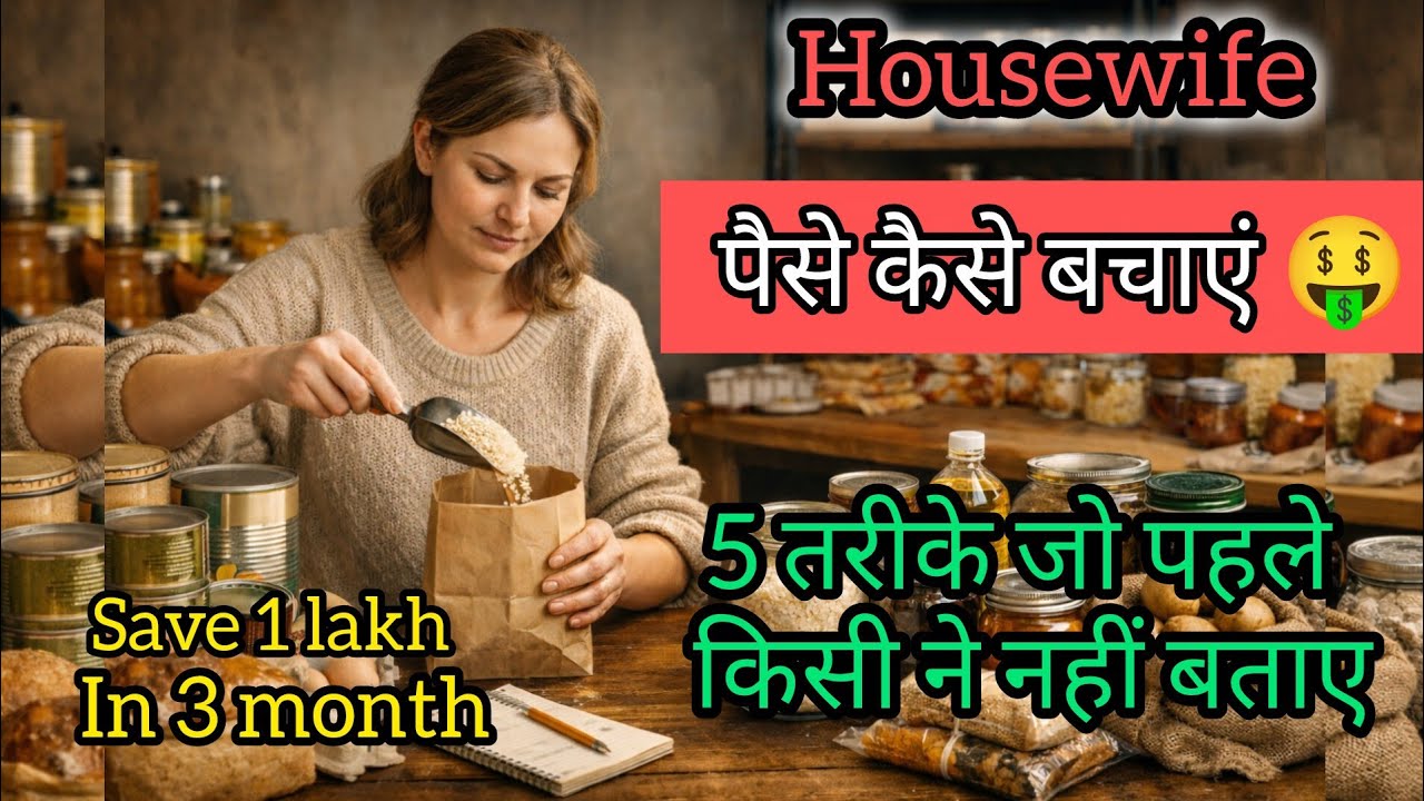 5 Easy Money Saving Tips for Homemakers | Warren Buffett Money Saving Tips in Hindi | Motivation