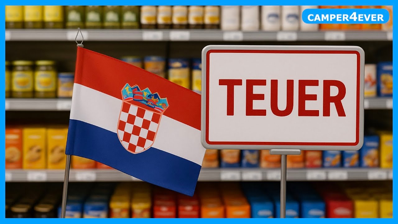 Preis-Explosion in Kroatien⁉️ Ist das wirklich so viel teurer als bei uns⁉️ Wir haben mal geschaut❗️