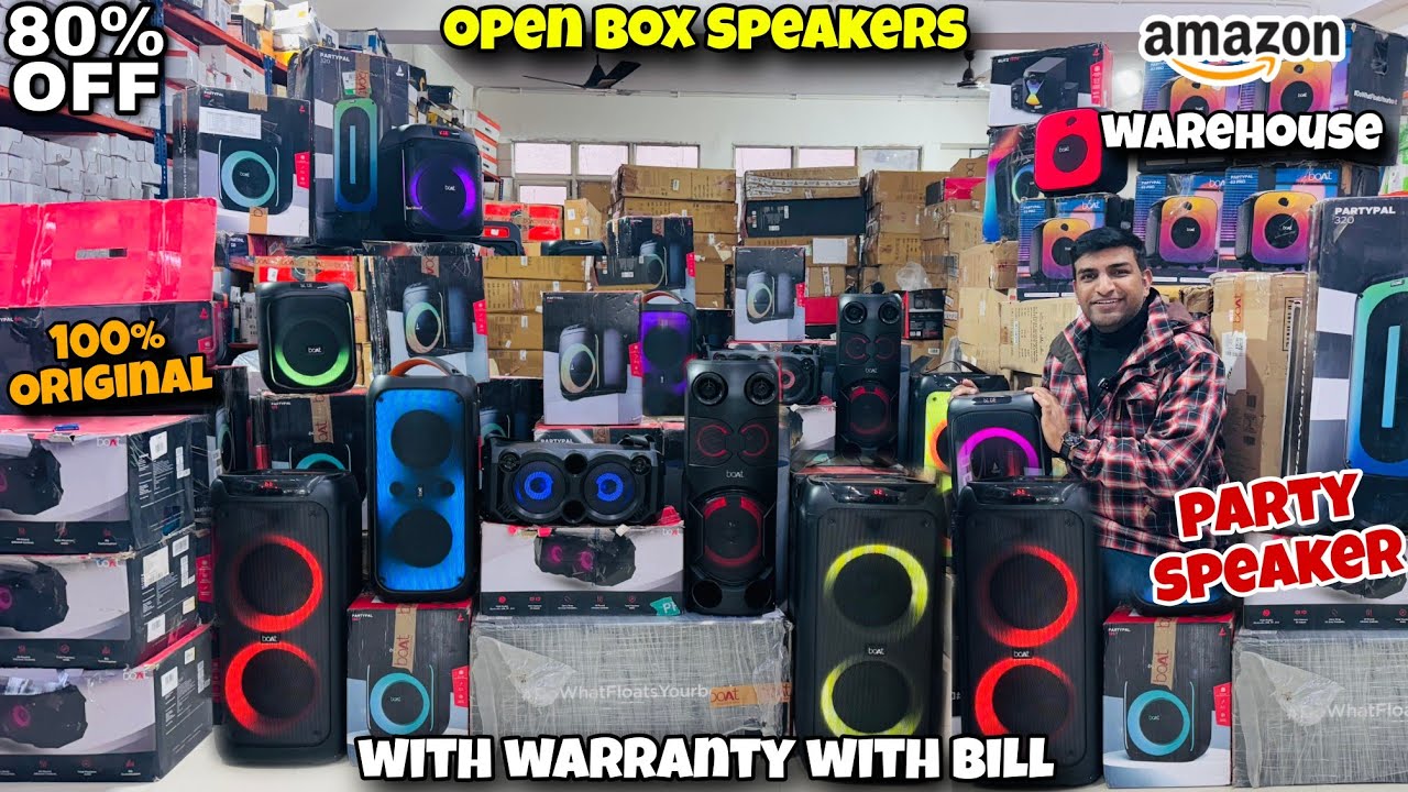 Original Open Box Speakers| flat 80% Off| 100% Original| With Warranty| 90% Off | Dl84vlogs
