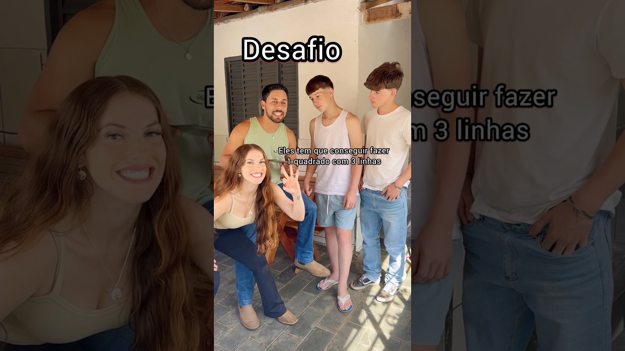 Um desafio entre os irm&atilde;o da Ruiva Ant&ocirc;nio Marcos e Marcos Vin&iacute;cios ! #humor #brincadeira #risos