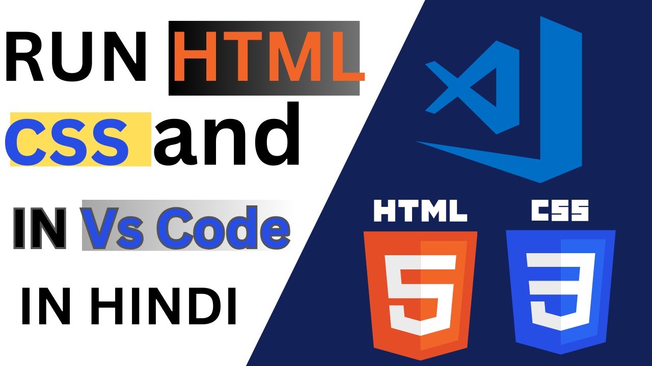 Visual Studio Code setup for HTML CSS in hindi | 2023