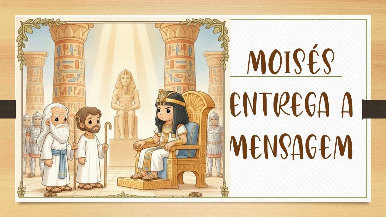 VIDA DE  MOISÉS  #3 - MOISÉS ENTREGA A MENSAGEM