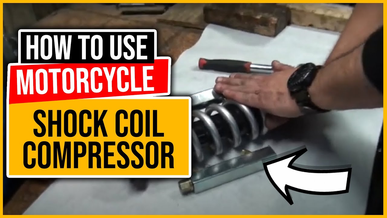 How to use ALPHA MOTO Motorcycle Bike Shock Coil Spring Compressor Tool