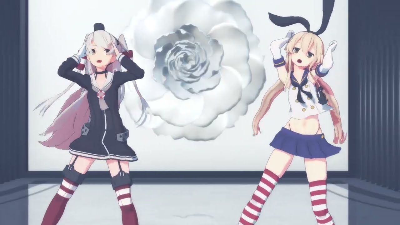 【MMD艦これ】『Overdose』by 島風＆天津風【4K】