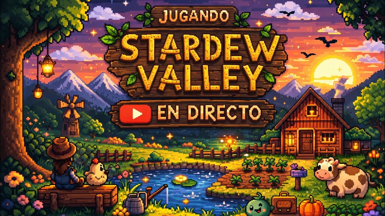 Stardew Valley nocturno para conciliar el sueño #cozygaming #stardewvalley