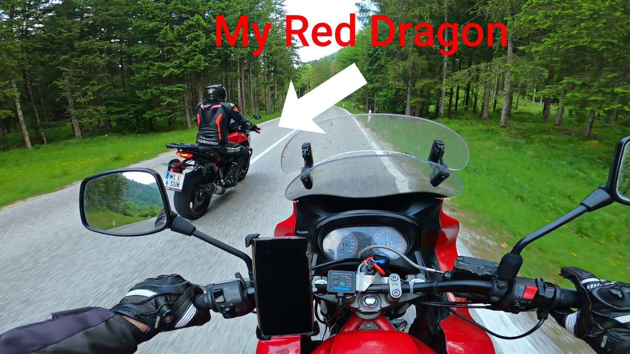 Trying to follow my Yamaha Tracer 7 2021 with Yamaha XJ 6 Dicersio 1996 - GoPro Hero 8 Black 4K