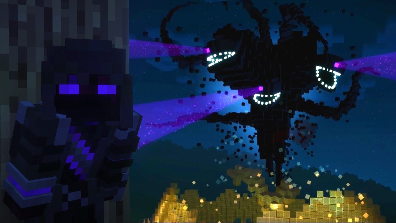 i tried surviving Minecraft's hardest boss..{the wither storm}