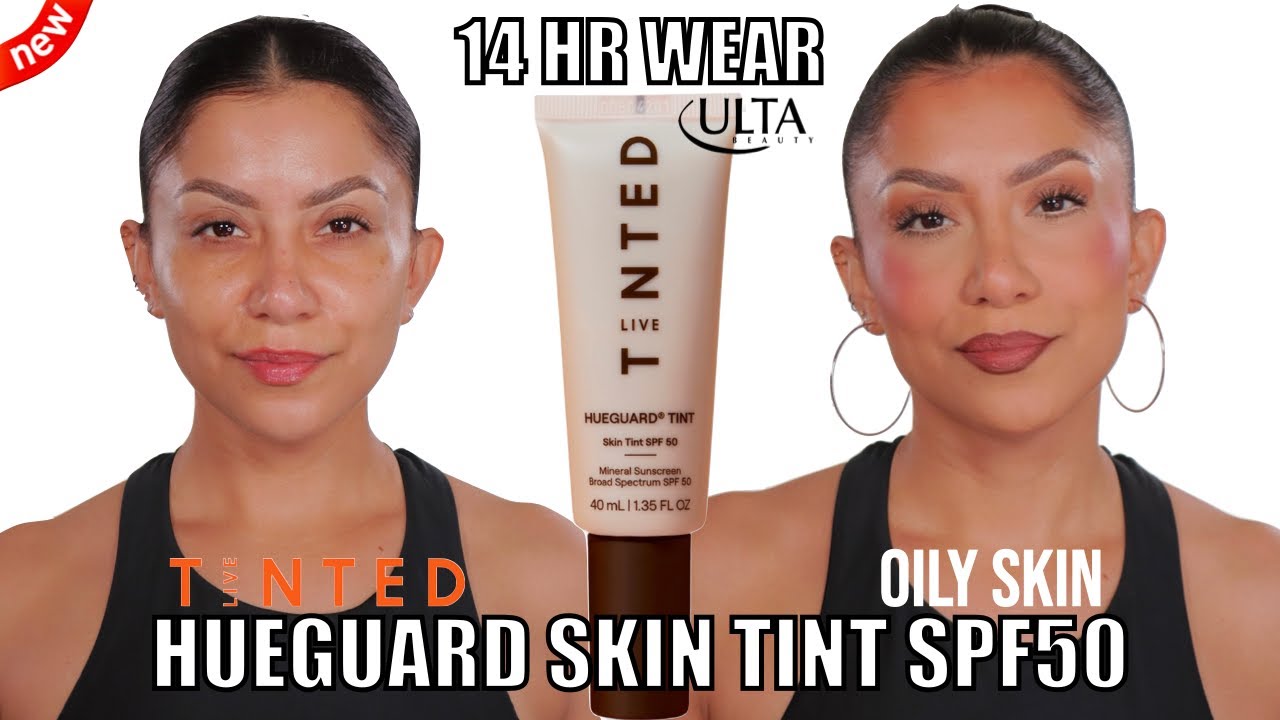 *новинка от Ulta* ОБЗОР тонального крема HUEGUARD SKIN TINT SPF50 + 14-часовой тест на стойкость ...