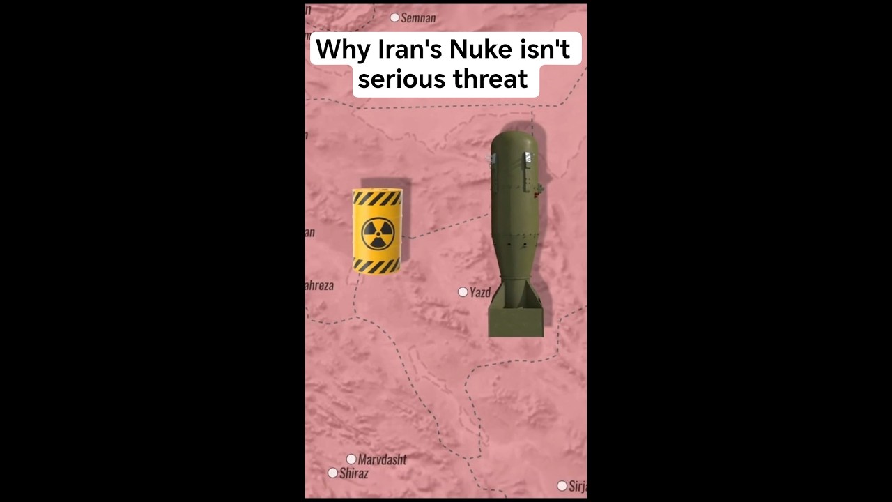 If Iran suddenly makes a nuclear bomb - why is it still not a real threat?