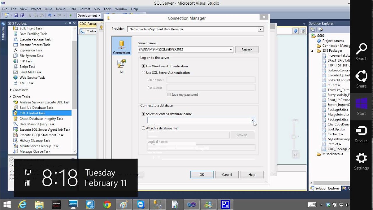 SQL SERVER SSIS Lesson18 CDC Bhaskar Reddy Baddam
