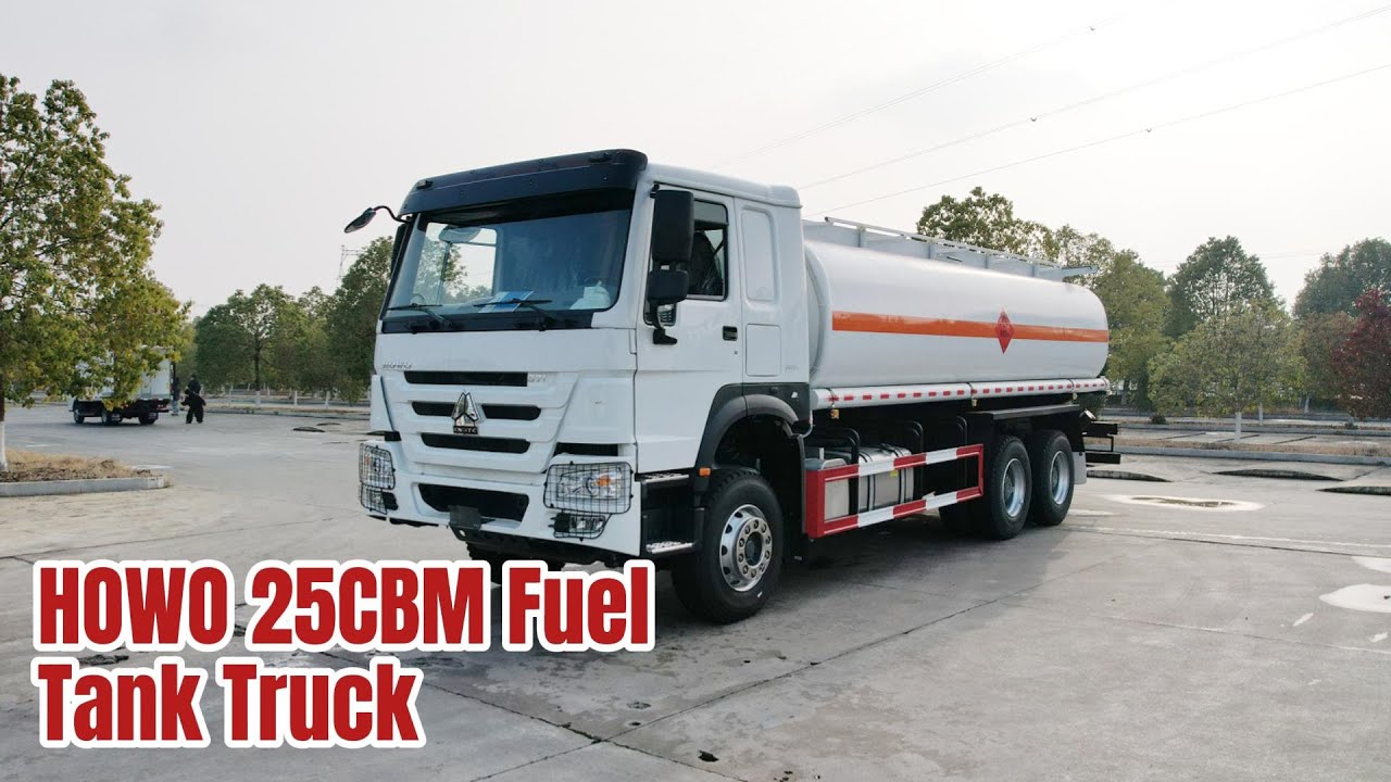 HOWO 25,000 Liter Fuel Tanker Truck  Diesel Transport Truck