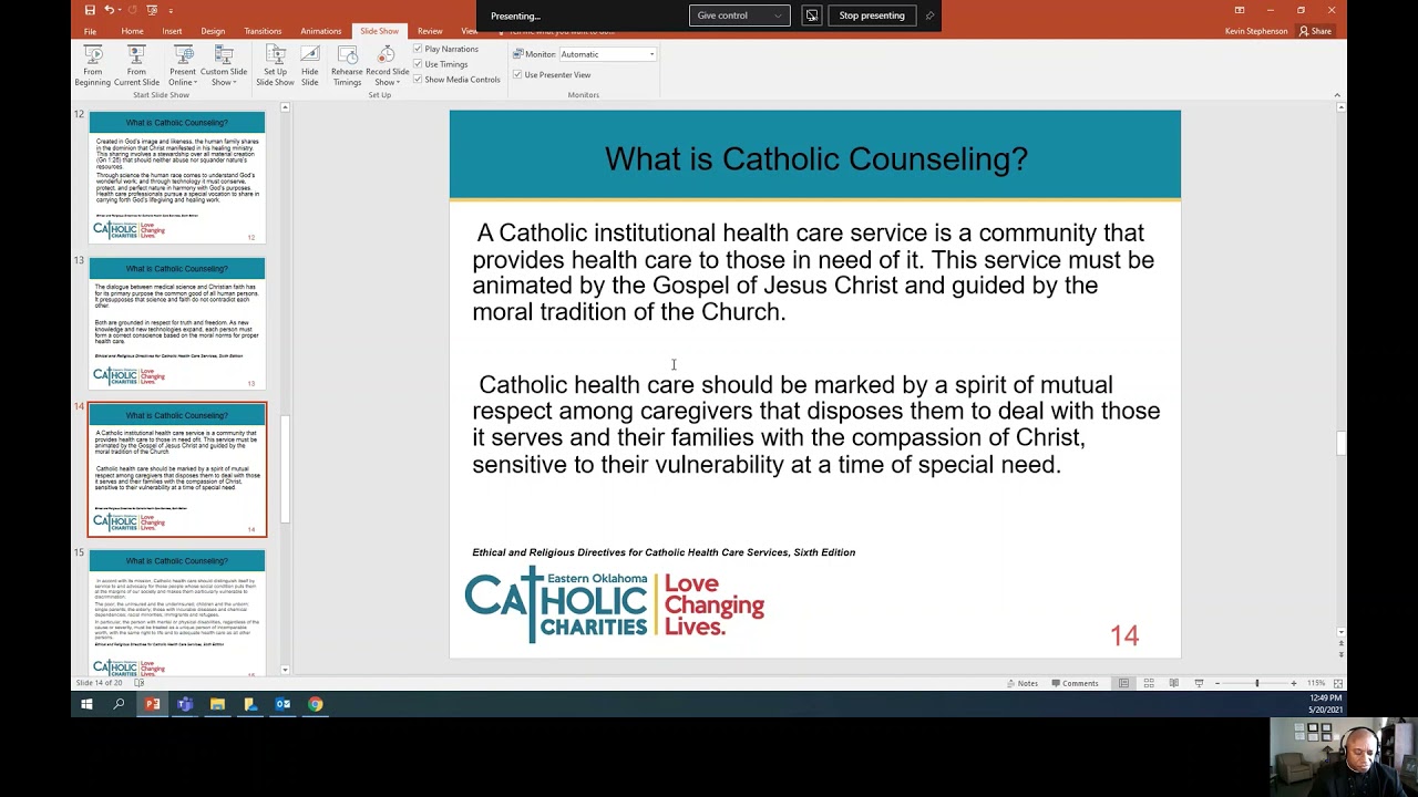 What is Catholic Counseling? Part 2