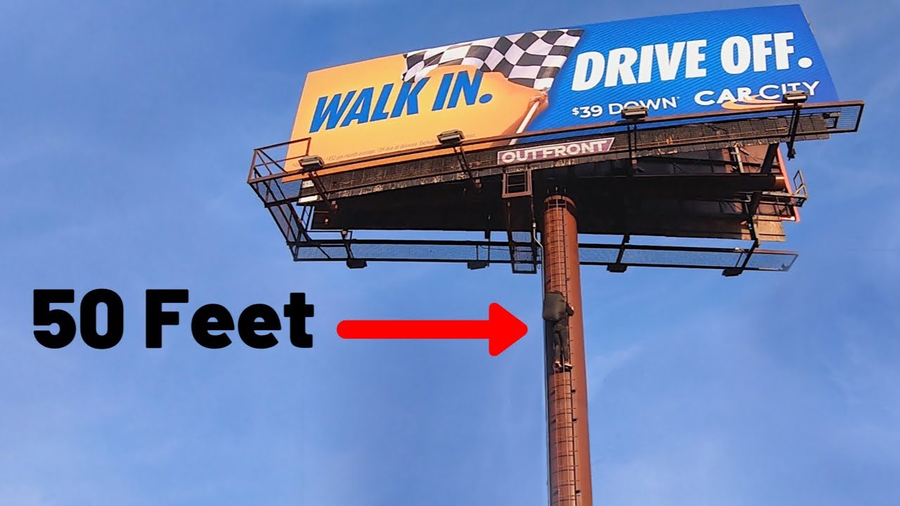 We Spent The Night On A BILLBOARD (-2 Degrees)