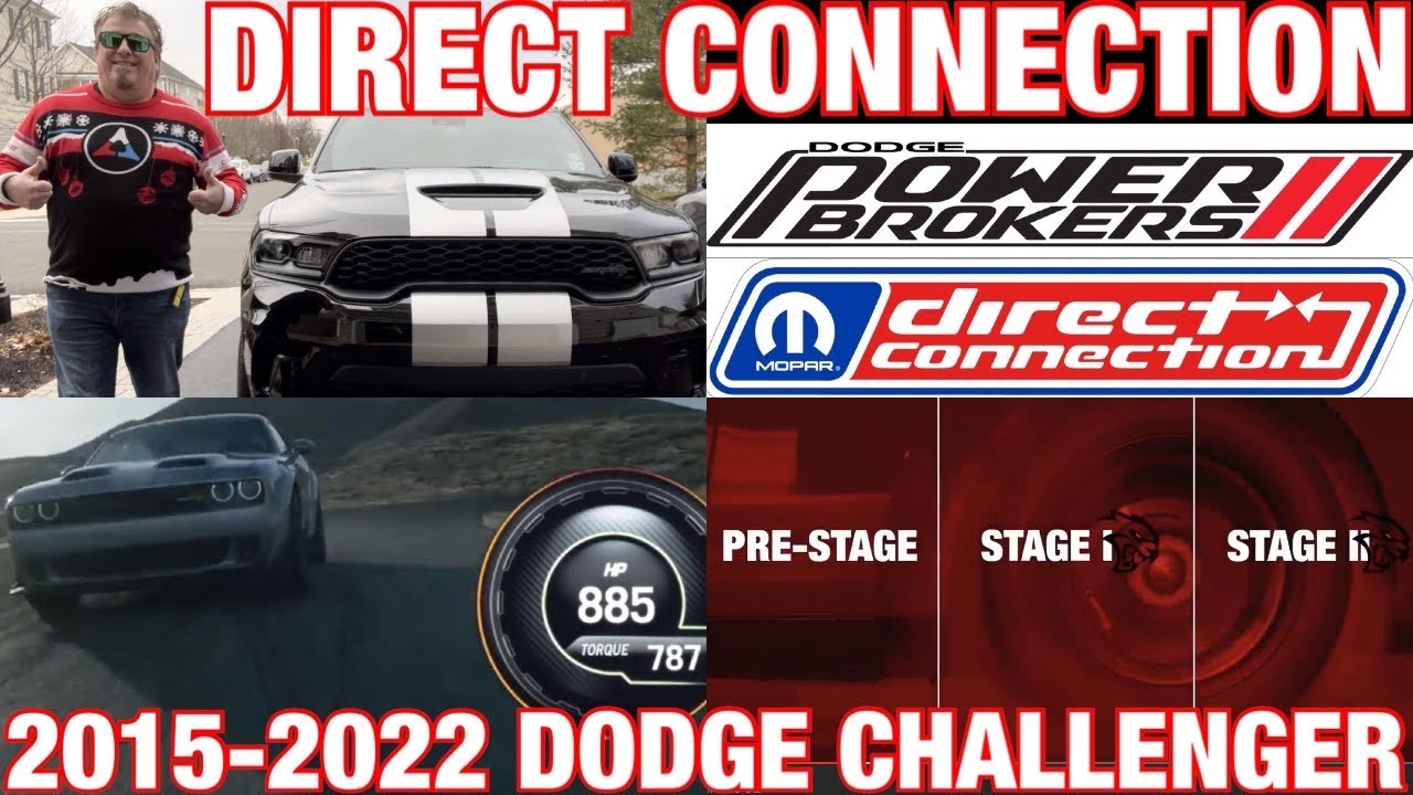 DODGE DIRECT CONNECTION LAUNCH - Redeye parts & Stage Kits - 2015-2023 Challenger Hellcat/Redeye 😎👍