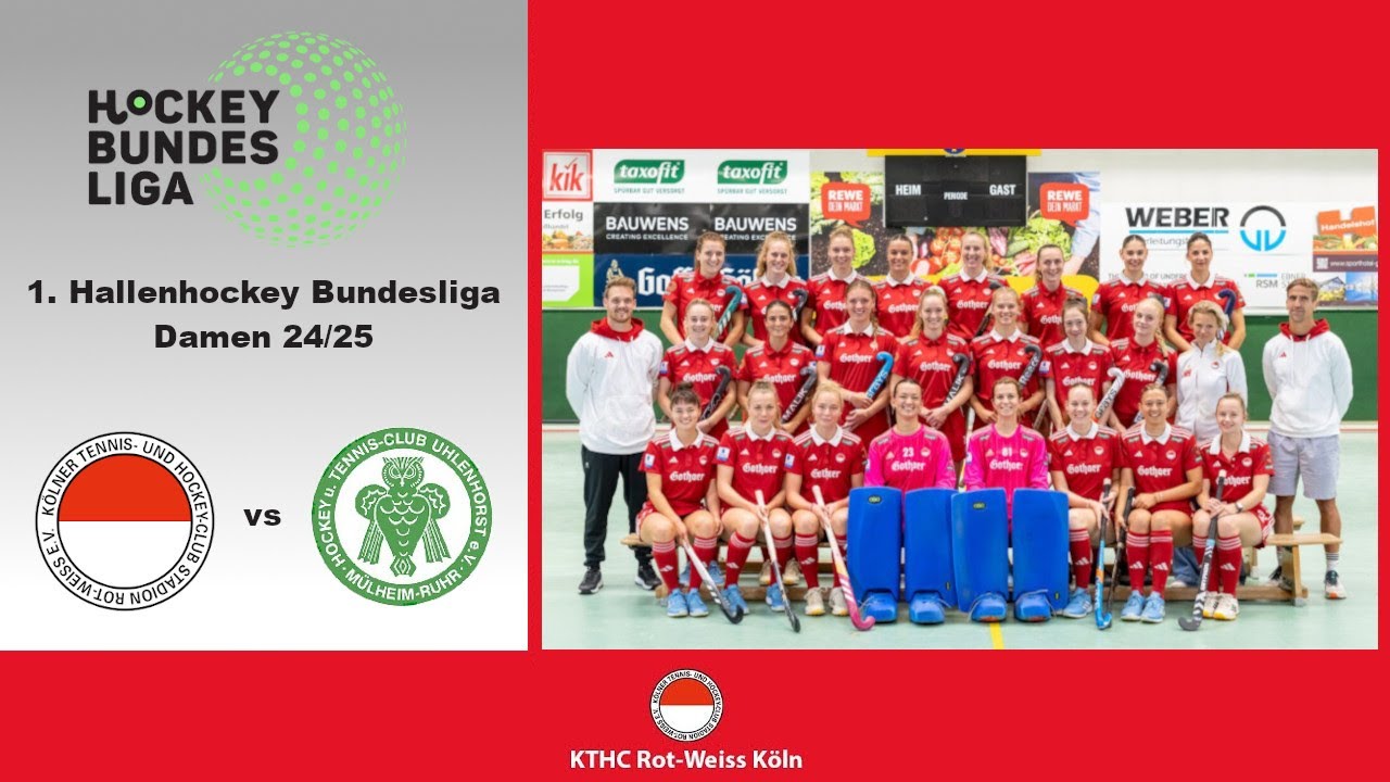 Rot-Weiss Köln - Uhlenhorst Mülheim - 1. Hallenhockey Bundesliga Damen