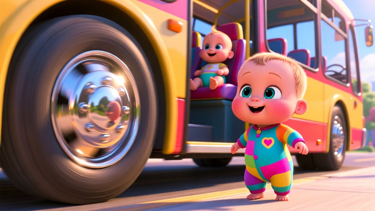 Big Bus on the Move 🚌💨 | Fun Vehicle Songs for Kids | Learn Buses and Transportation