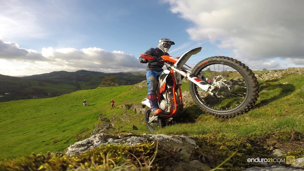 Enduro in Wales on the KTM Freeride 250 F