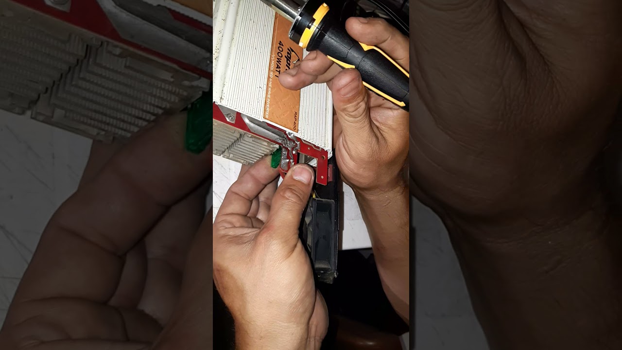reparacion de inversor con fusible de 30 quemado
