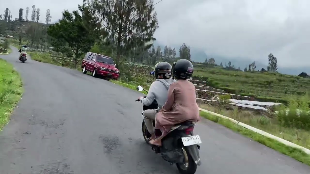 Test ride TVS Callisto ke dieng diasepin beat @siojek6396