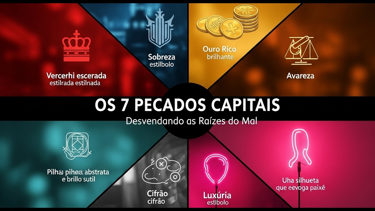 Os 7 Pecados Capitais: Desvendando as Raízes do Mal que Corrói a Alma
