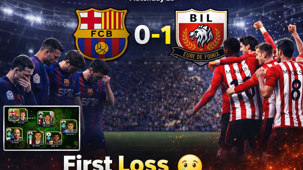 ⚽ 90th Minute Goal! Barcelona 0-1 Athletic Bilbao 😱@Lastminox 😱🥶